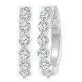 Diamond Hoop Earrings