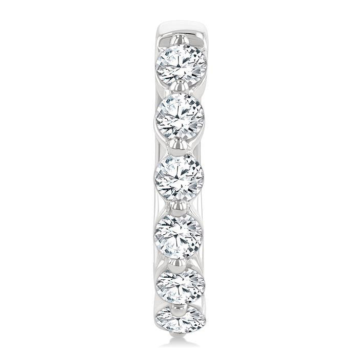 Diamond Hoop Earrings