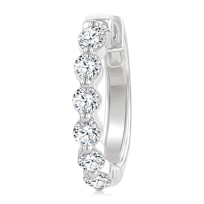 Diamond Hoop Earrings
