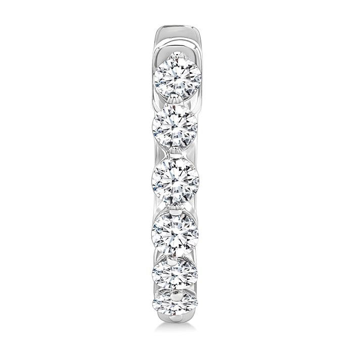 Diamond Hoop Earrings
