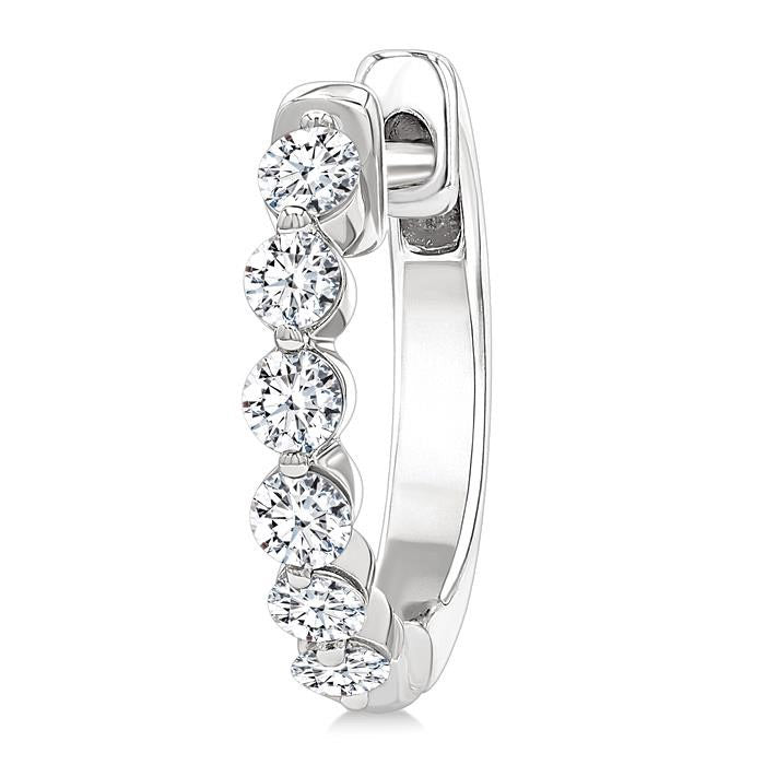 Diamond Hoop Earrings