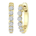 Diamond Hoop Earrings