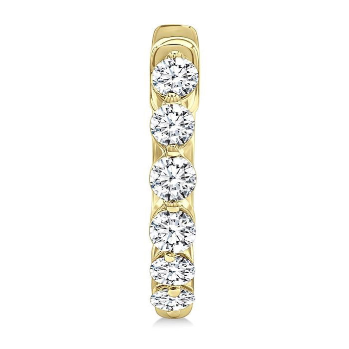 Diamond Hoop Earrings