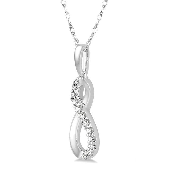 Lysandra  Infinity Petite Diamond Fashion Pendant