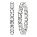 Inside-Out Diamond Hoop Earrings