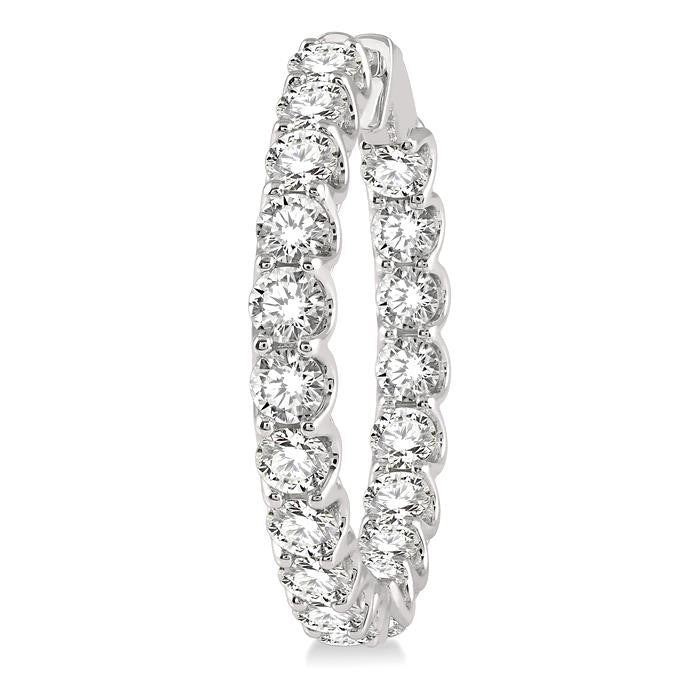 Inside-Out Diamond Hoop Earrings