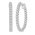 Inside-Out Diamond Hoop Earrings