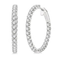 Inside-Out Diamond Hoop Earrings