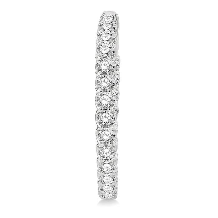 Inside-Out Diamond Hoop Earrings