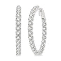 Inside-Out Diamond Hoop Earrings