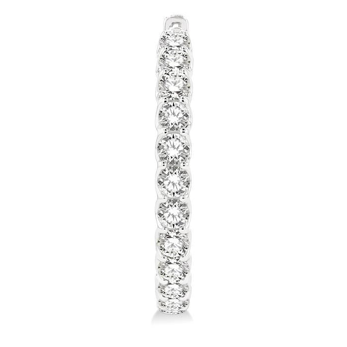 Inside-Out Diamond Hoop Earrings
