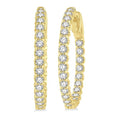 Inside-Out Diamond Hoop Earrings