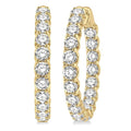 Inside-Out Diamond Hoop Earrings