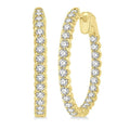 Inside-Out Diamond Hoop Earrings
