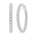 SolPhoAe 14K White Gold Diamond Earrings