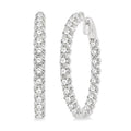 SolPhoAe 14K White Gold Diamond Earrings