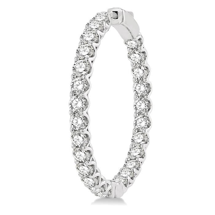 ArXeMir 14K White Gold Diamond Earrings