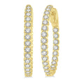 SolOraVal 14K White Gold Diamond Earrings