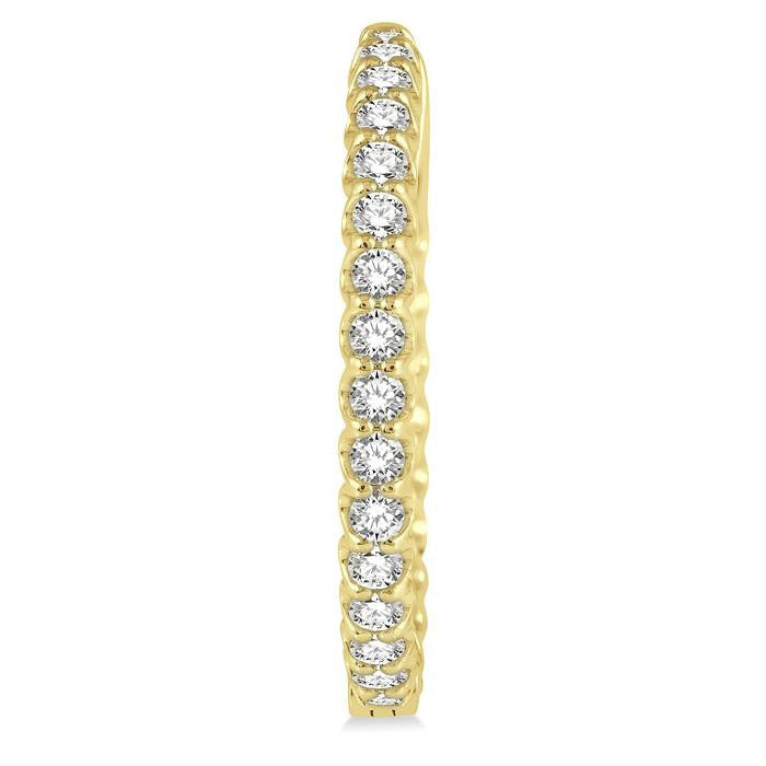 SolOraVal 14K White Gold Diamond Earrings