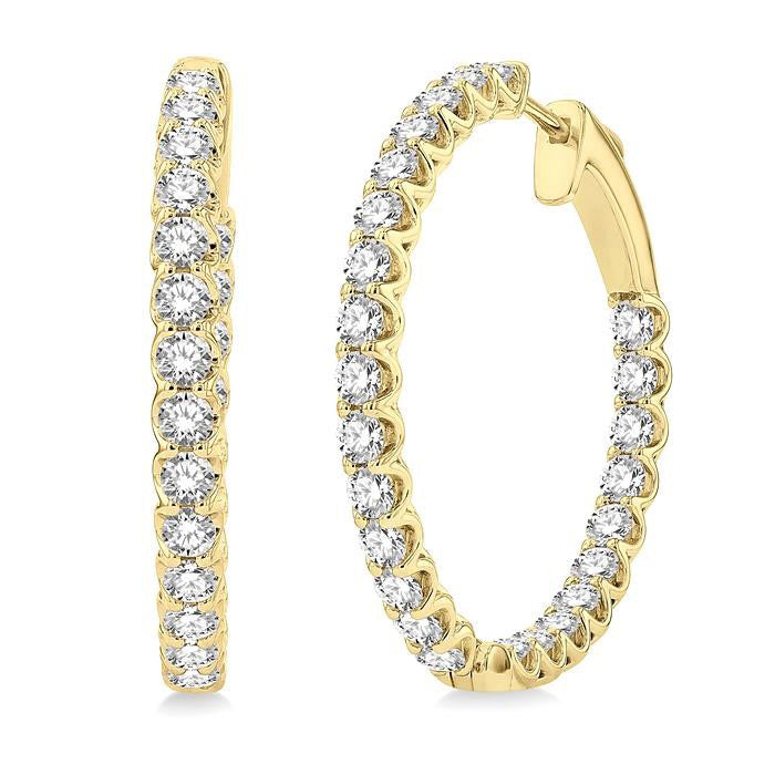 RaRaAe VelValOn 14K White Gold Diamond Earrings