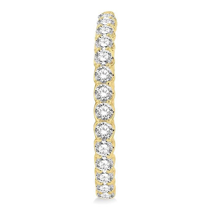 CelZenOn 14K White Gold Diamond Earrings