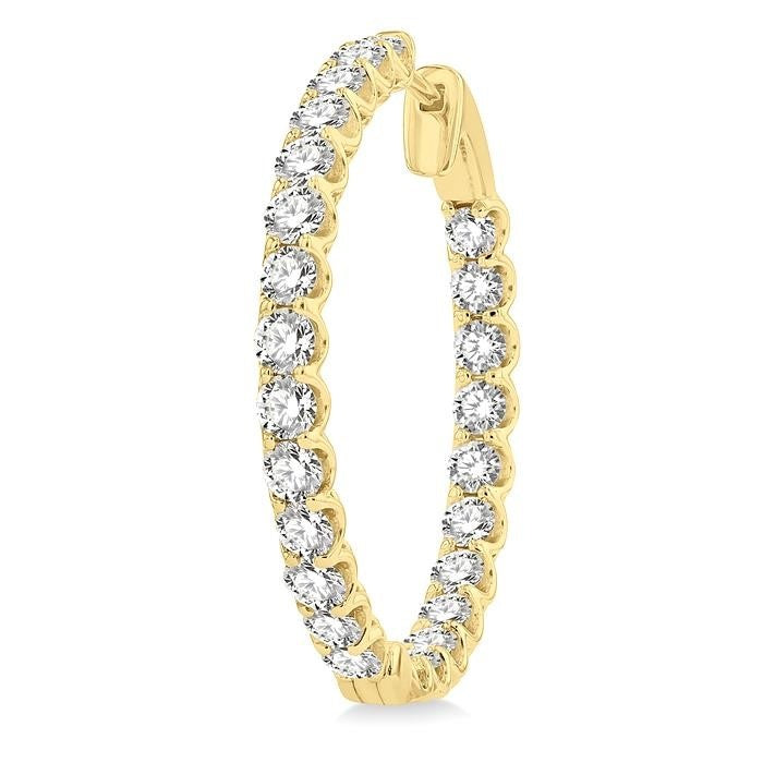 VerLinLin 14K White Gold Diamond Earrings