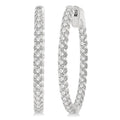 Inside-Out Diamond Hoop Earrings