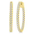 Inside-Out Diamond Hoop Earrings