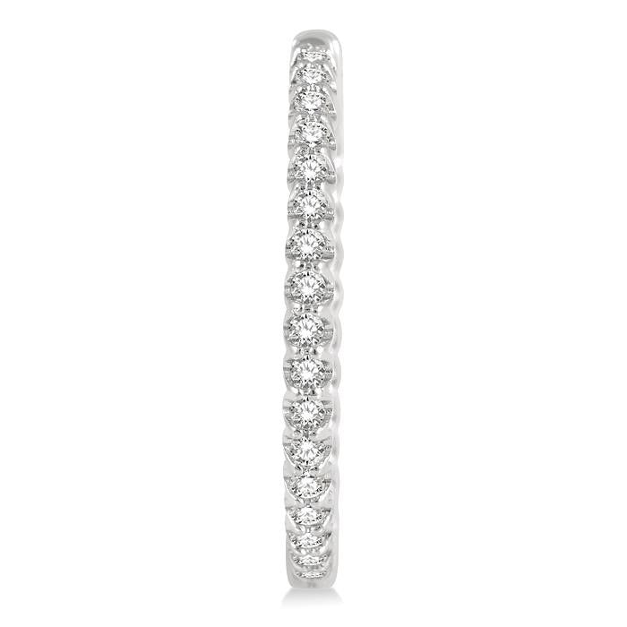XeValPho RaOraNo 14K White Gold Diamond Earrings