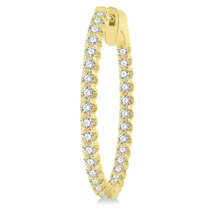 ValLoCel ZenOnTh 14K White Gold Diamond Earrings