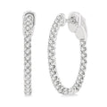 Inside-Out Diamond Hoop Earrings