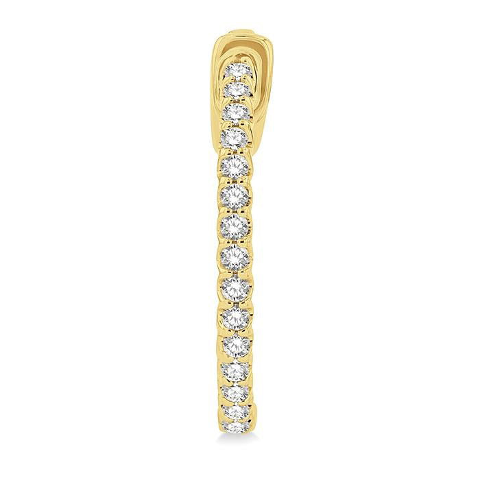 Inside-Out Diamond Hoop Earrings