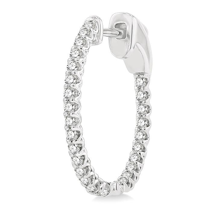 ValEl LoPhoIs 14K White Gold Diamond Earrings