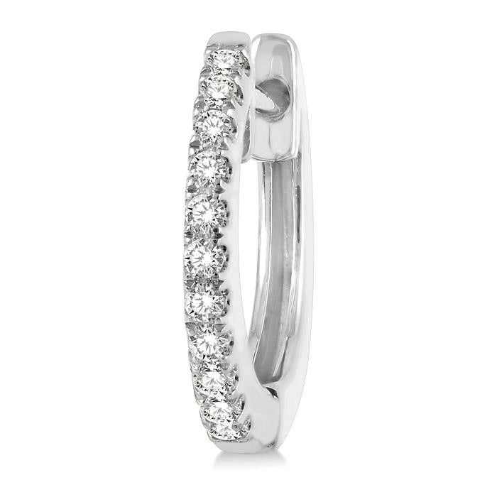 Diamond Petite Huggie Earrings