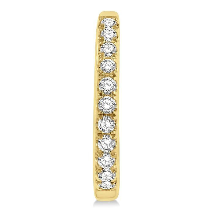Diamond Petite Huggie Earrings