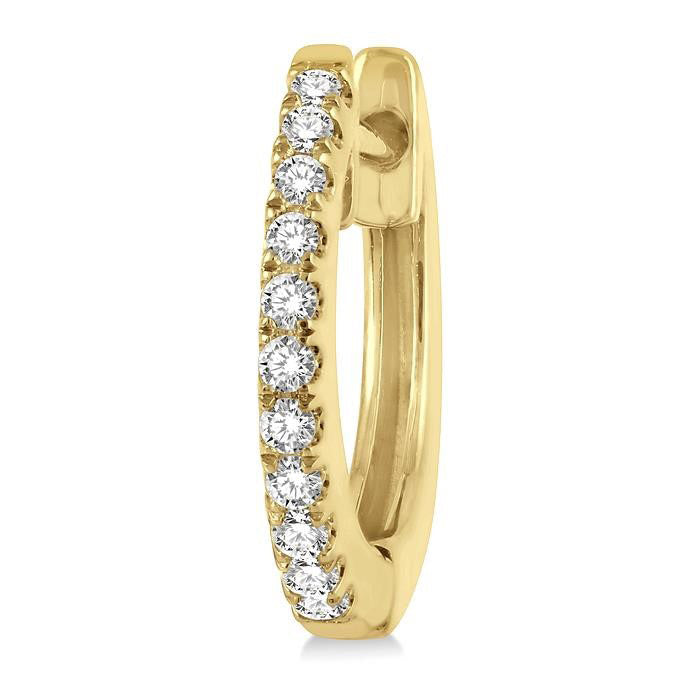 Diamond Petite Huggie Earrings