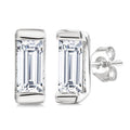 Bezel Set Petite Diamond Fashion Earrings