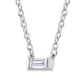 Grandeur Aster Bezel Petite Diamond Fashion Pendant