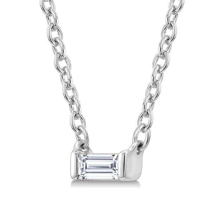 Grandeur Aster Bezel Petite Diamond Fashion Pendant