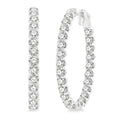Inside-Out Diamond Hoop Earrings