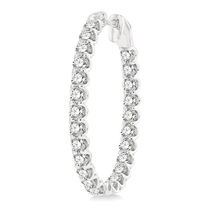 Inside-Out Diamond Hoop Earrings