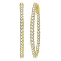 Inside-Out Diamond Hoop Earrings