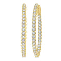Inside-Out Diamond Hoop Earrings
