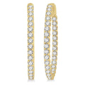 Inside-Out Diamond Hoop Earrings