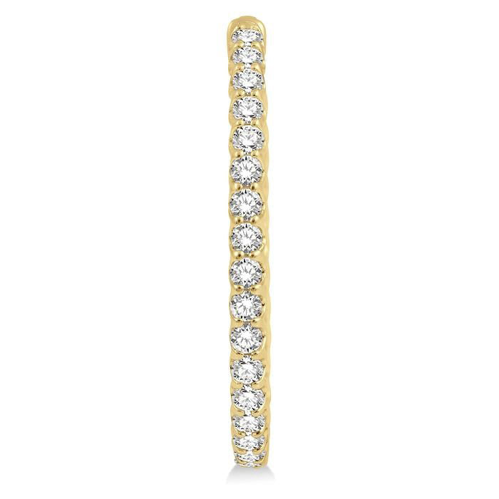 Inside-Out Diamond Hoop Earrings