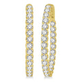 Inside-Out Diamond Hoop Earrings