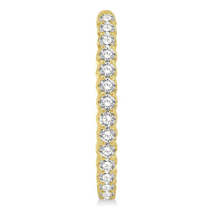 Inside-Out Diamond Hoop Earrings