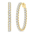 Inside-Out Diamond Hoop Earrings