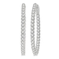 VioDorRa LinLinLo 14K White Gold Diamond Anniversary Earrings