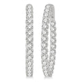 IsArDor 14K White Gold Diamond Anniversary Earrings